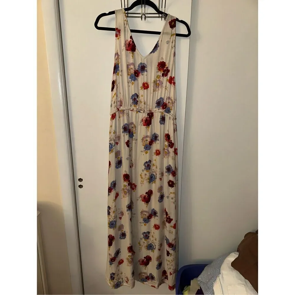 Lucky Brand Women’s Floral Tank Top Maxi Dress Size Large EUC - Picture 6 of 12